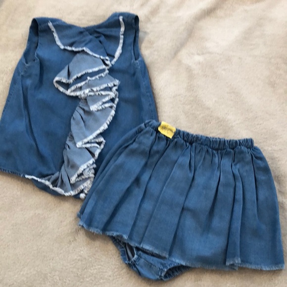 Wolf & Rita denim two piece set - Picture 2 of 6